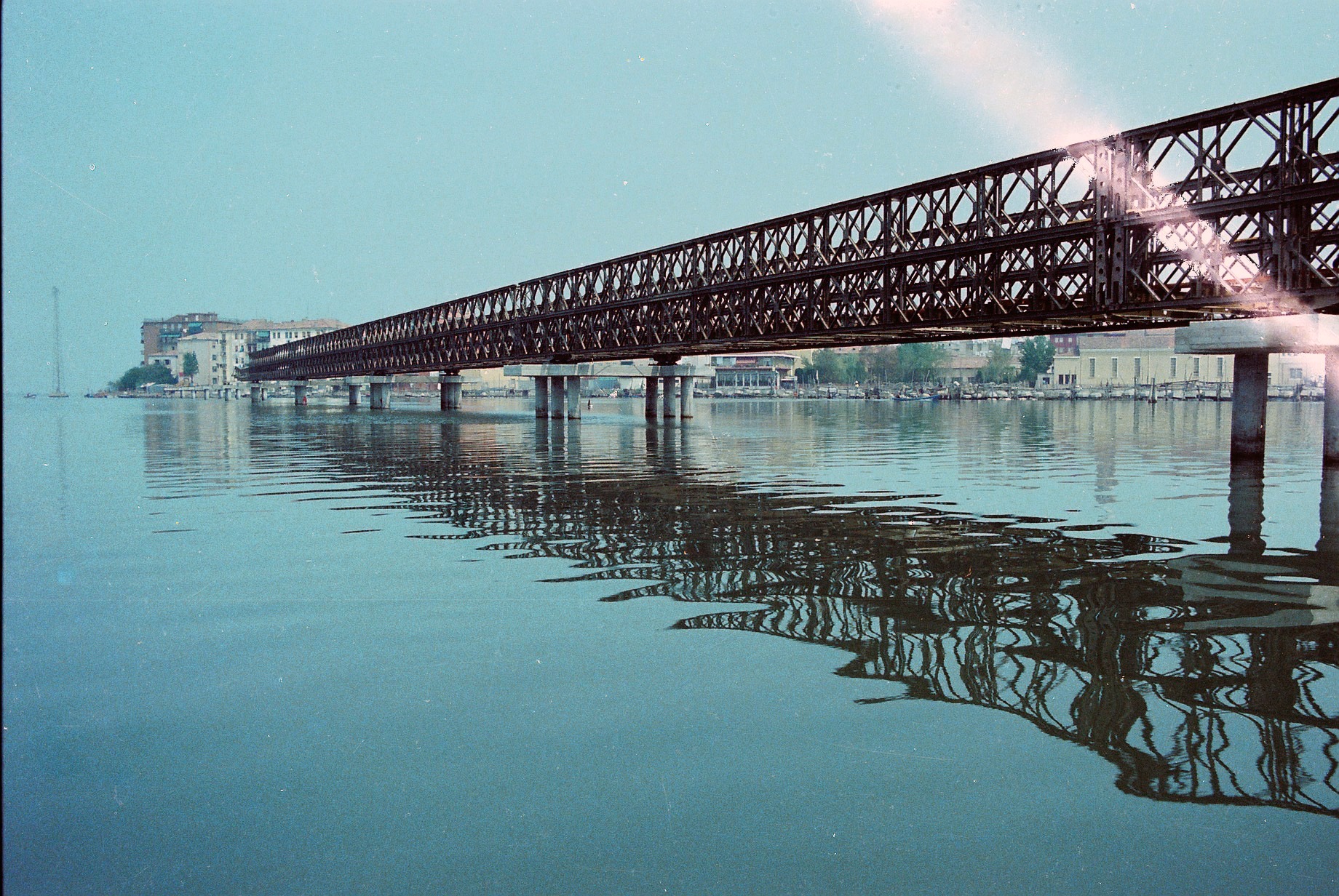 Ponte Bailey realizzato a Chioggia nel 1980
