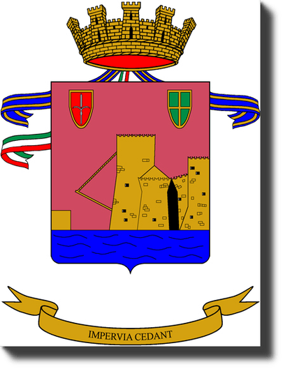 Lo stemma del Quinto Battaglione Genio Pionieri Bolsena