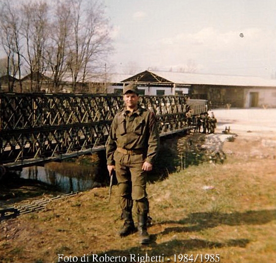 Roberto Righetti ed il ponte Bailey