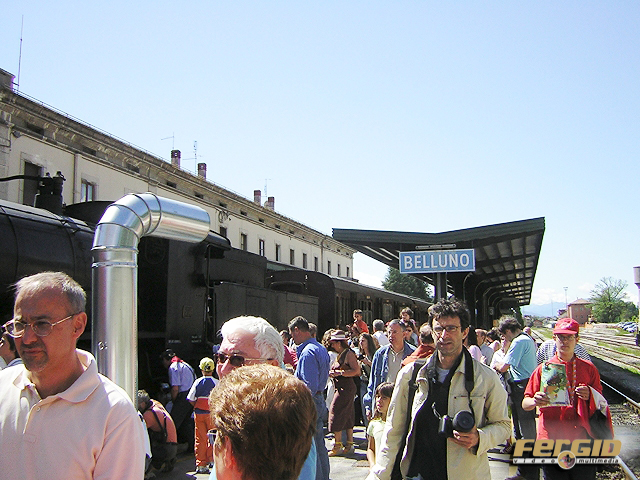 Il treno a vapore nelle Dolomiti 